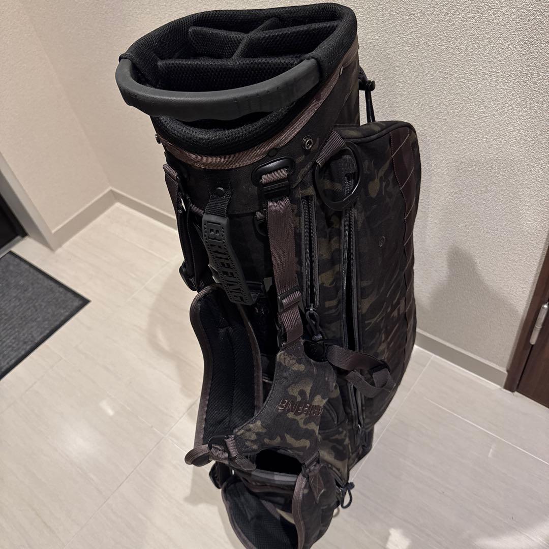 ブリーフィングゴルフキャディーバックCR-4#02 マルチカムブラック