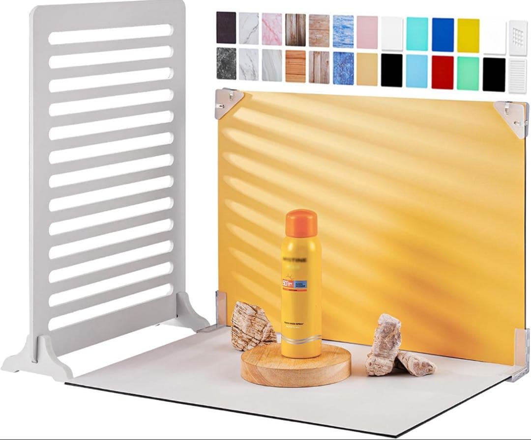 Foldio3 へーローバー ＋約1.7万円相当の 撮影小道具 背景シートセット