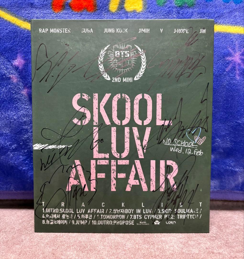 BTS 直筆サイン入り　アルバム　SKOOL LUV AFFAIR