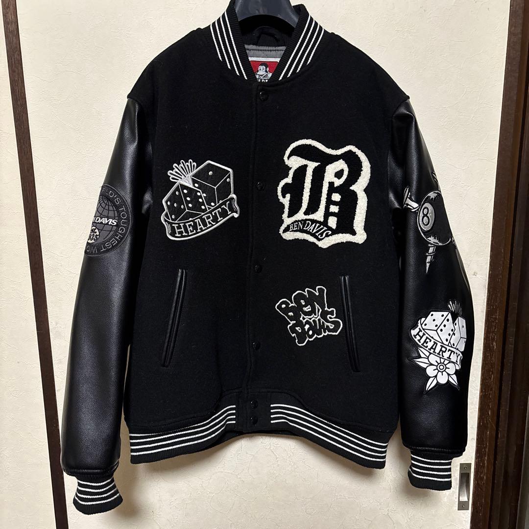 再出品BEN DAVIS スタジャン ブラック