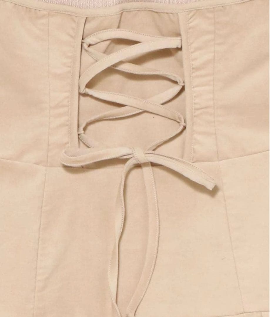 High waist velour mini dress　andmary