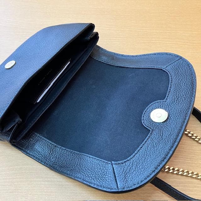 ●シーバイクロエ　チェーンショルダーバッグ　ハナ　ブラック