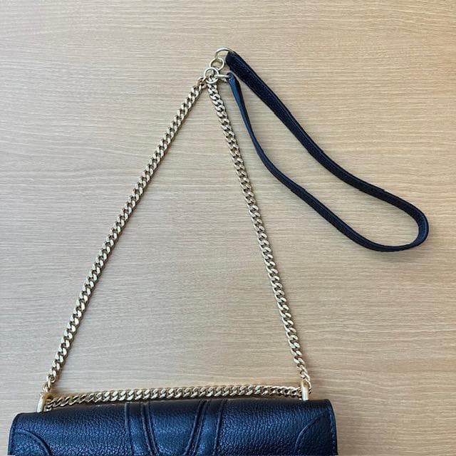 ●シーバイクロエ　チェーンショルダーバッグ　ハナ　ブラック