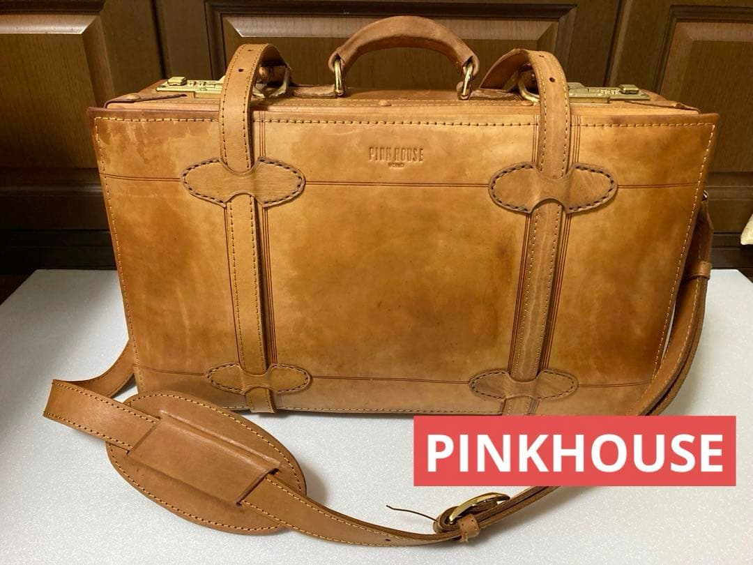 【未使用】ピンクハウス PINKHOUSE 非売品 オールレザー トランク
