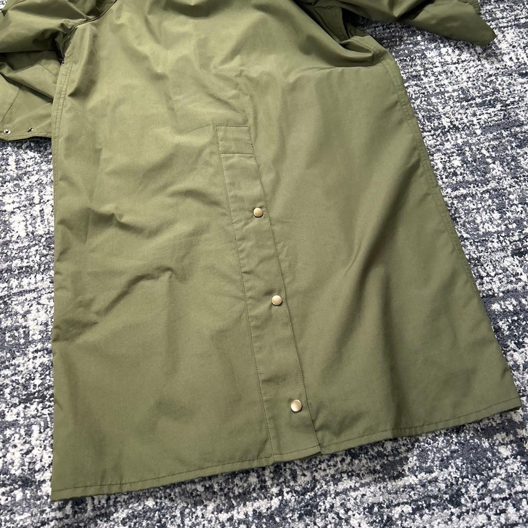 オリーブグリーン コーデュロイ襟 コート