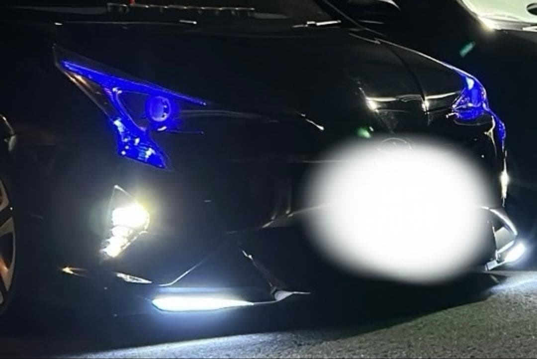 50プリウス イカリング 加工ヘッドライト