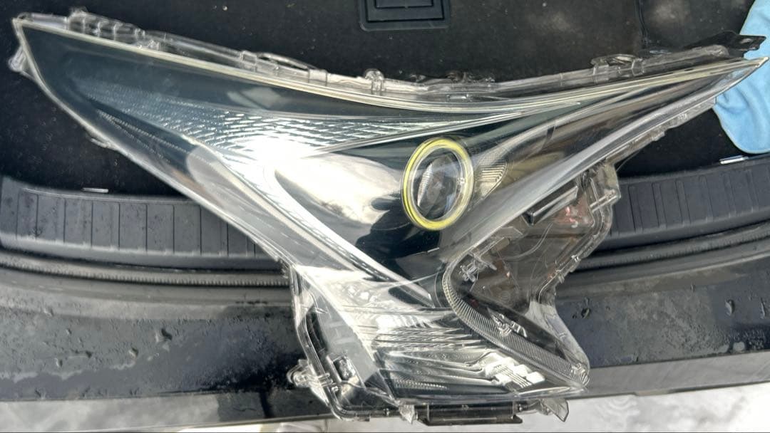 50プリウス イカリング 加工ヘッドライト