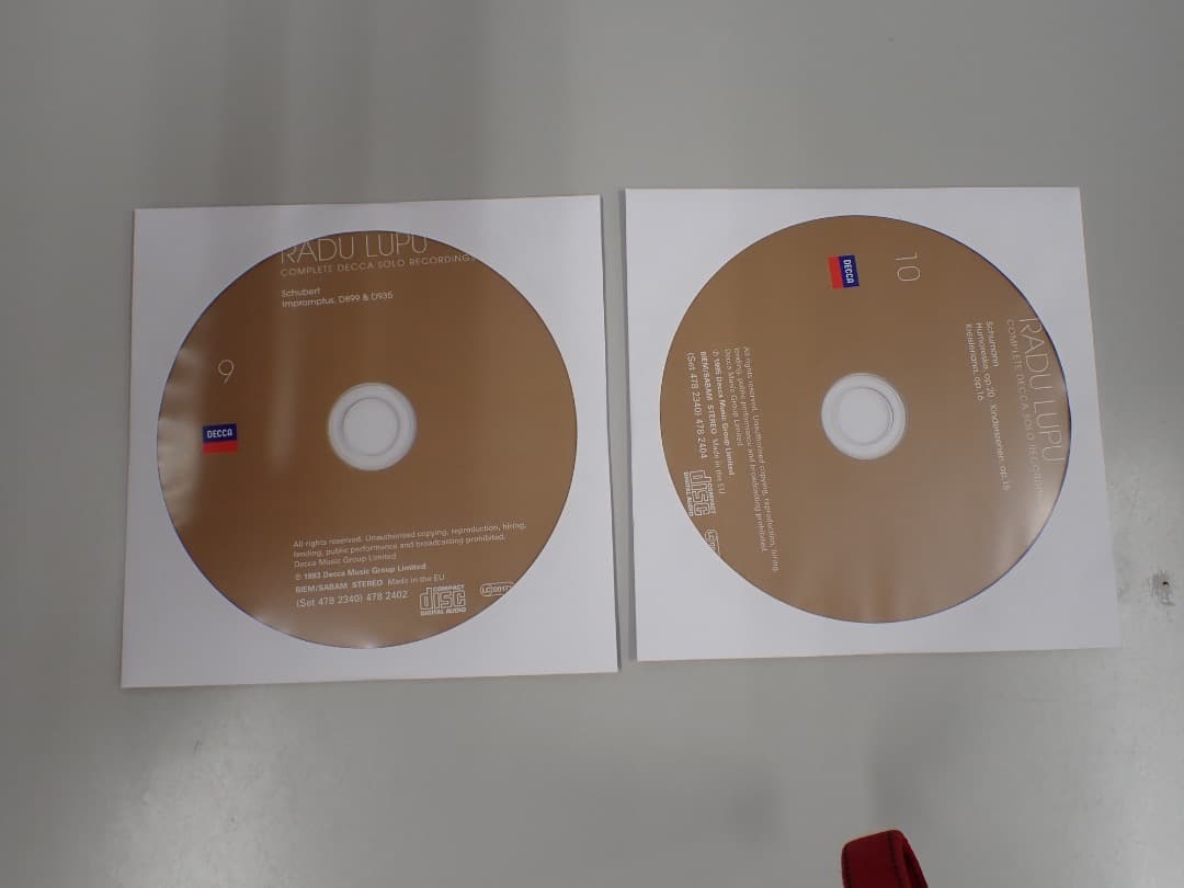 ラドゥ・ルプー　デッカ録音を収めたCD10枚組【中古】