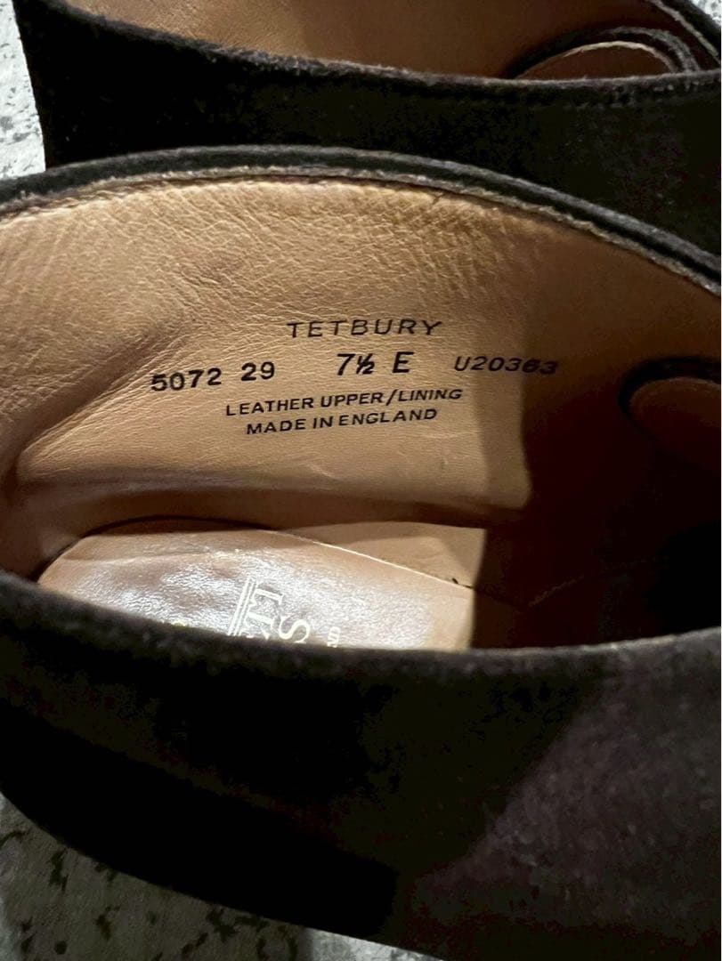 使用僅か極美品 #クロケットアンドジョーンズ #テッドベリー UK7.5E