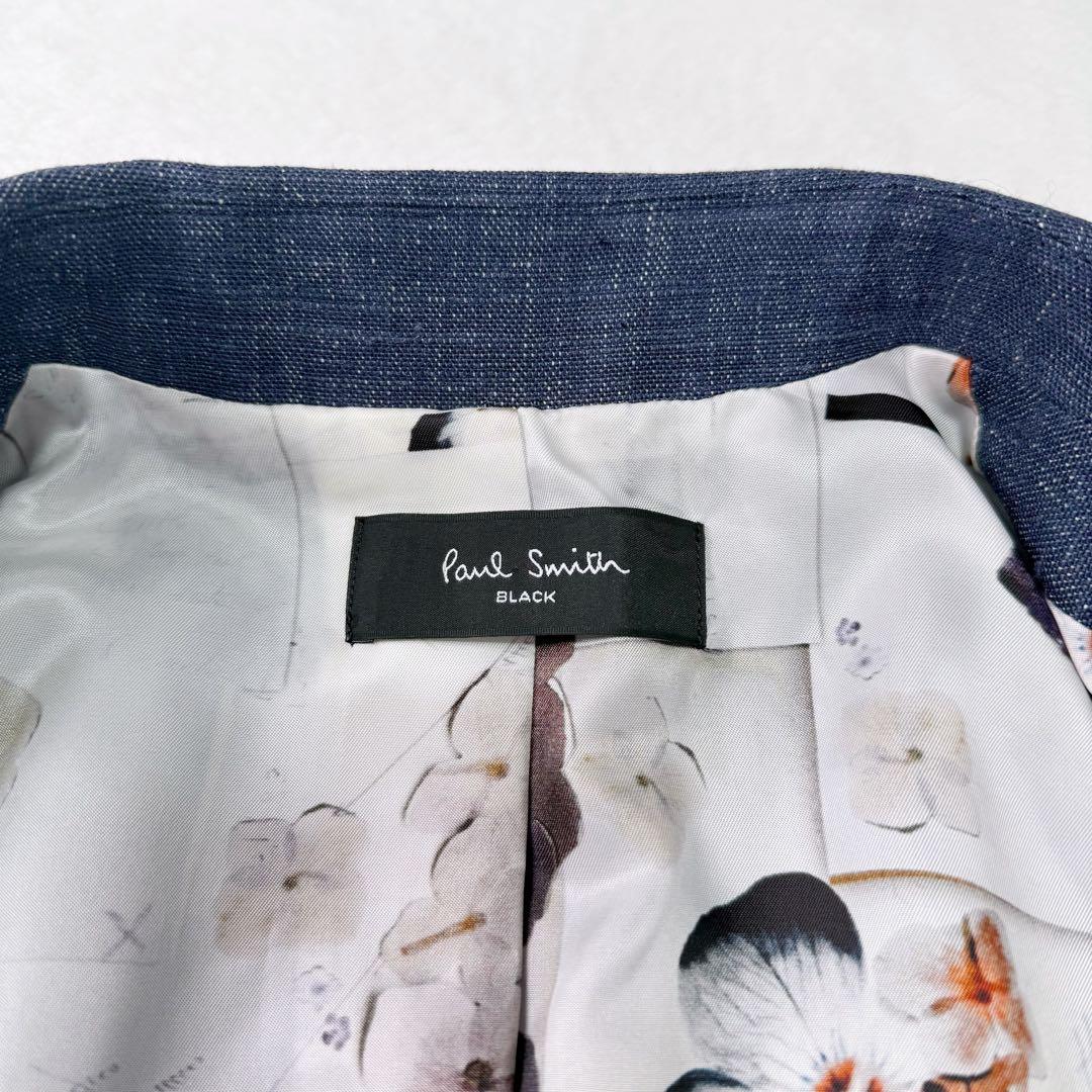 【新品同様】ポールスミス セットアップ 裏地花柄 大きいサイズ ブルー 42