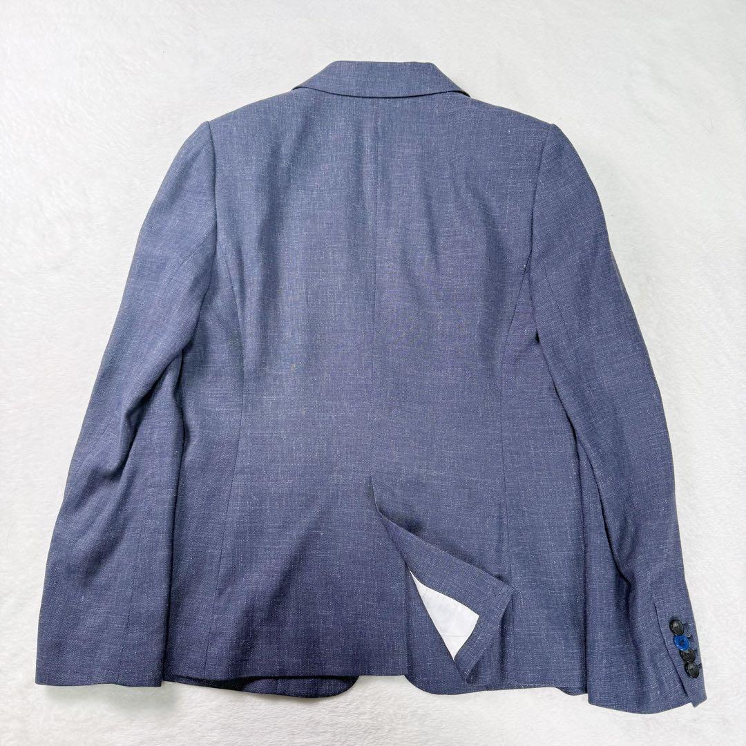 【新品同様】ポールスミス セットアップ 裏地花柄 大きいサイズ ブルー 42