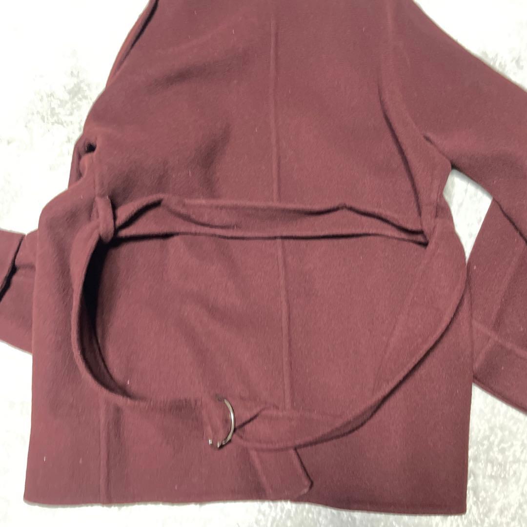 CELINE チェスターコート 40 バーガンディ