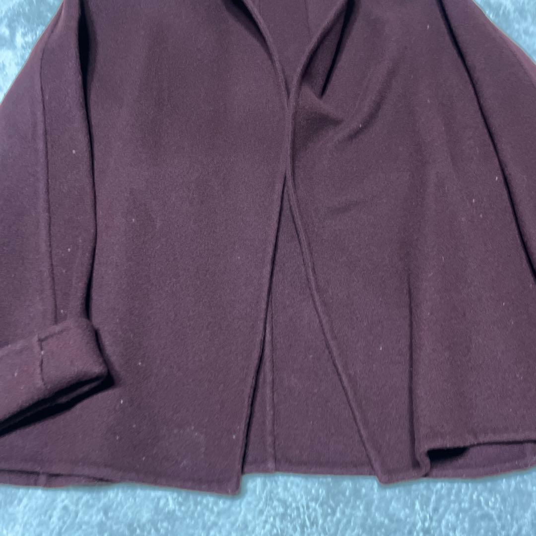 CELINE チェスターコート 40 バーガンディ