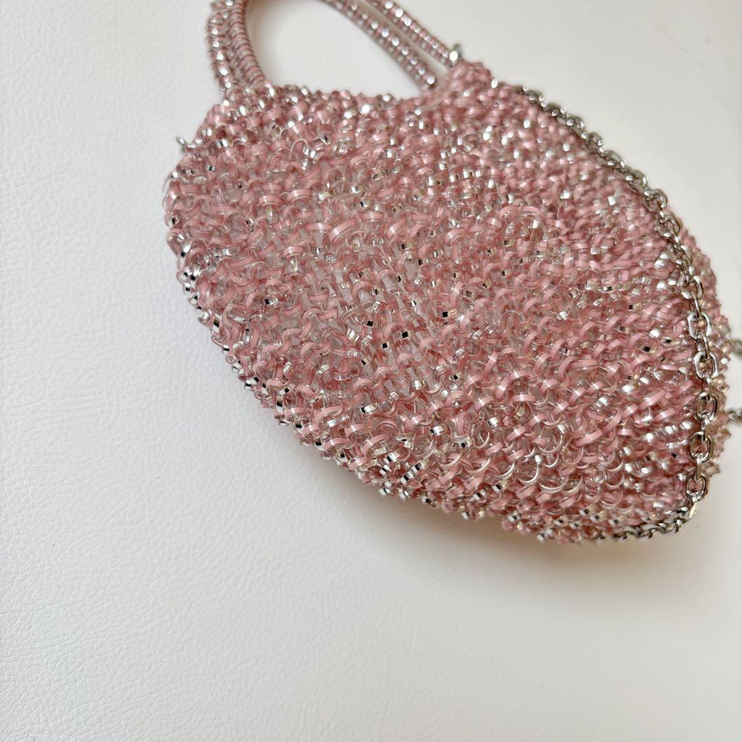 現行品　アンテプリマ　クオーリ　フラミンゴシルバー　2way チェーン付き