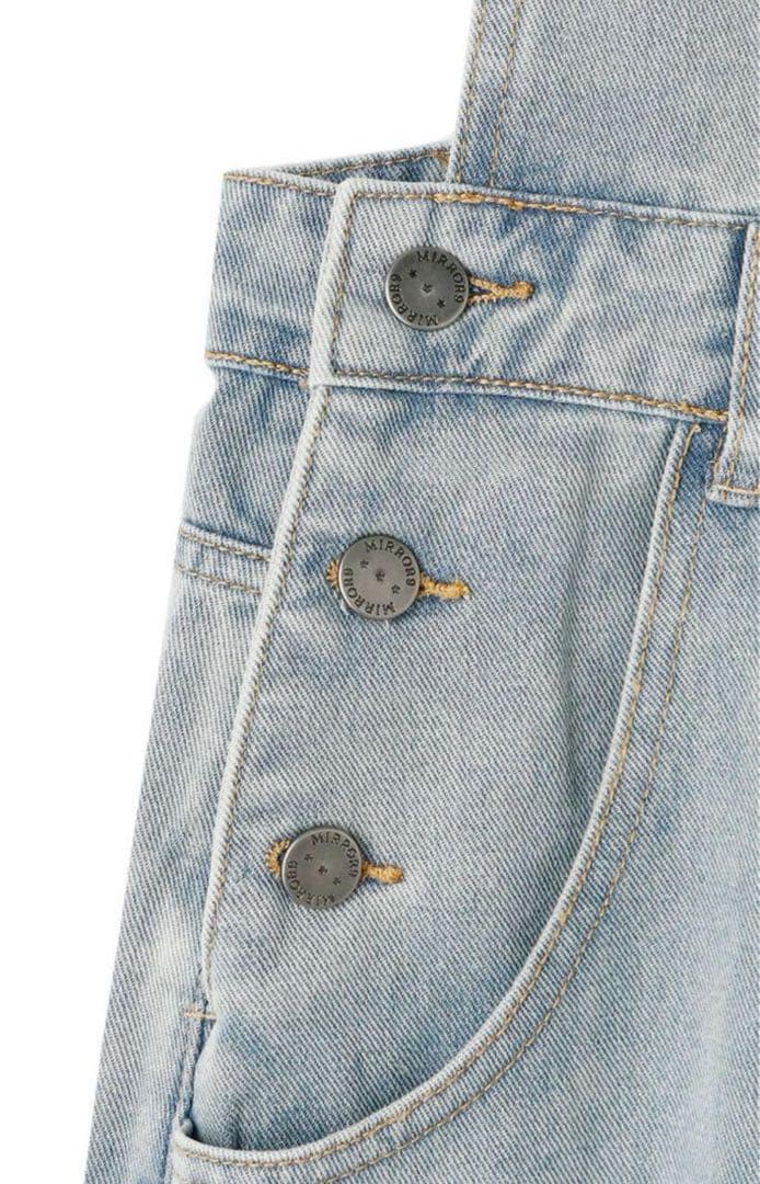 美品‼️MIRROR9 ダメージ　デニム　サロペット　完売品