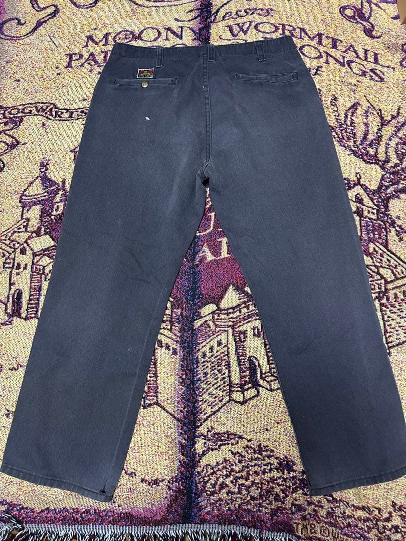 【BEN DAVIS 】ダークグレーフリスコパンツ　90s 00s