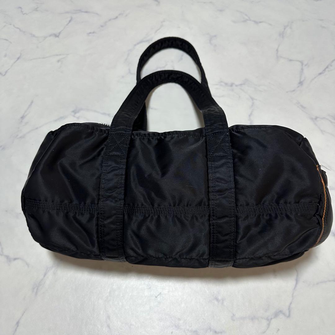 美品　ポーター　タンカー　ミニボストンバッグ　ドラムバッグ　ブラック　ナイロン