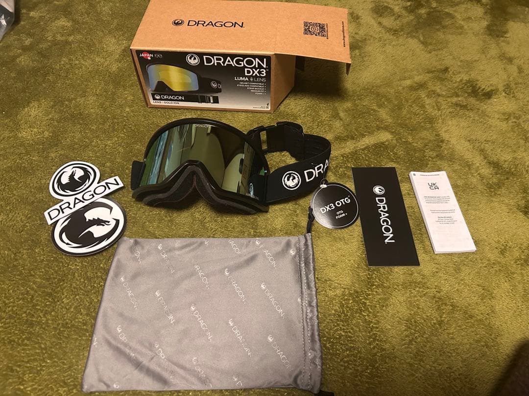 DRAGON DX3 ゴーグル 25-26 ゴールドアイオン