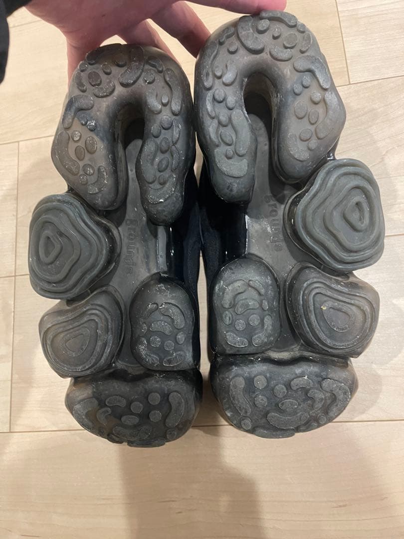 【袋付き】grounds MOOPIE NAZCA BLACK 26.5センチ