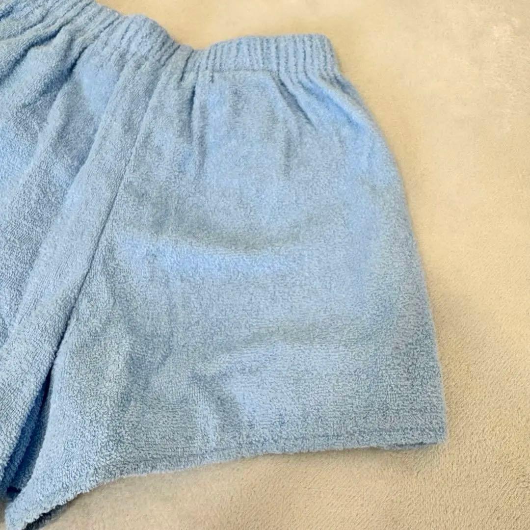 極美品✨PRADA ショートパンツ　水色　三角プレート　サイズ42