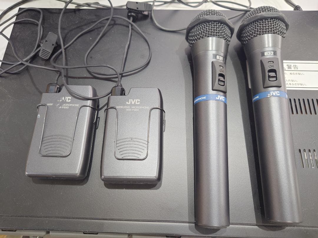 JCVワイヤレスチューナー、マイクセット