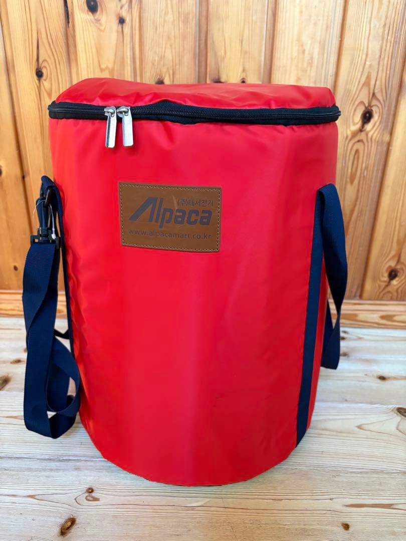 NEWアルパカ石油ストーブ 専用ケース・反射板・替芯•五徳付き・ブラック