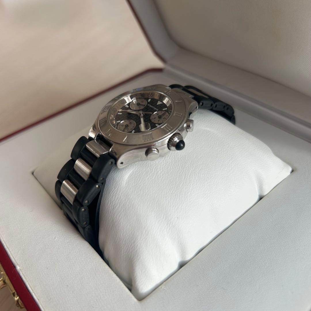 カルティエ ヴァンテアン 21 クロノスカフ SM クォーツ W10198U2