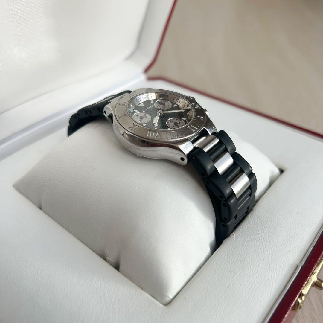 カルティエ ヴァンテアン 21 クロノスカフ SM クォーツ W10198U2