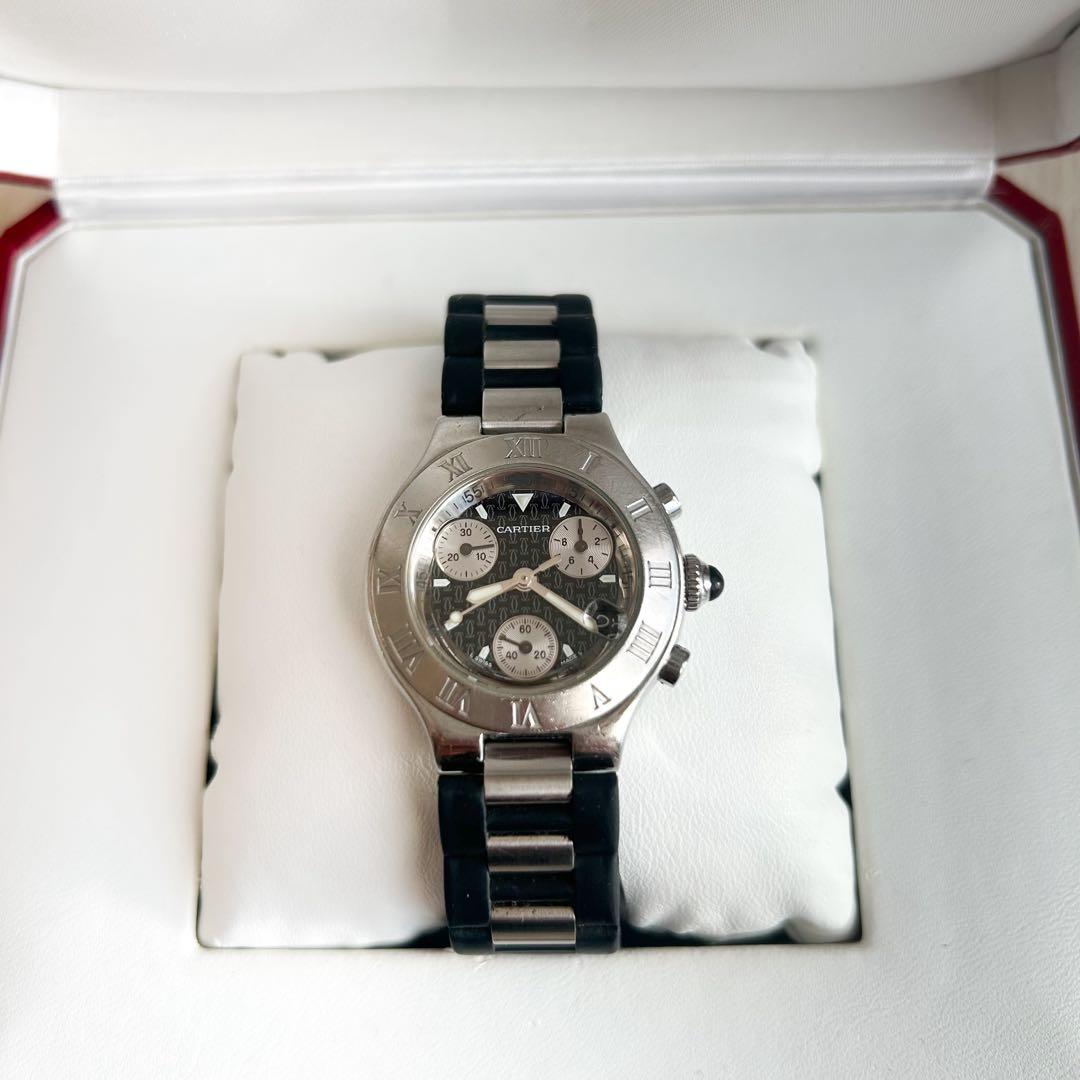 カルティエ ヴァンテアン 21 クロノスカフ SM クォーツ W10198U2