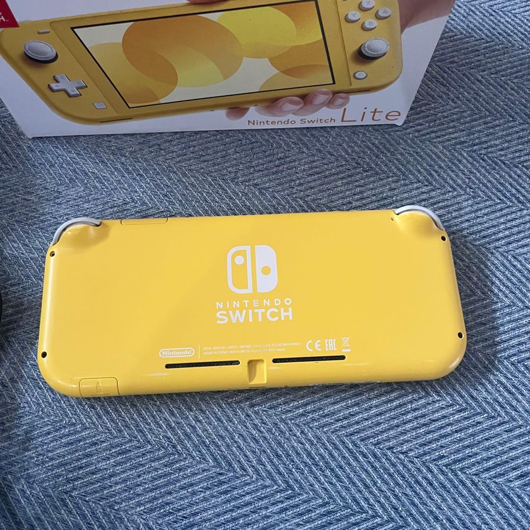 Nintendo Switch Lite ジャンク イエロー 充電器付き