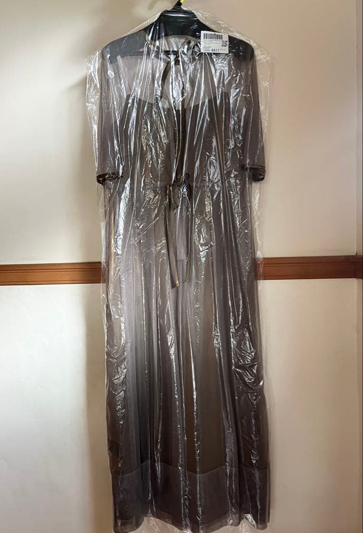 kaene シャンブレーキャミドッキングドレス ブラウン サイズ36 新品未使用