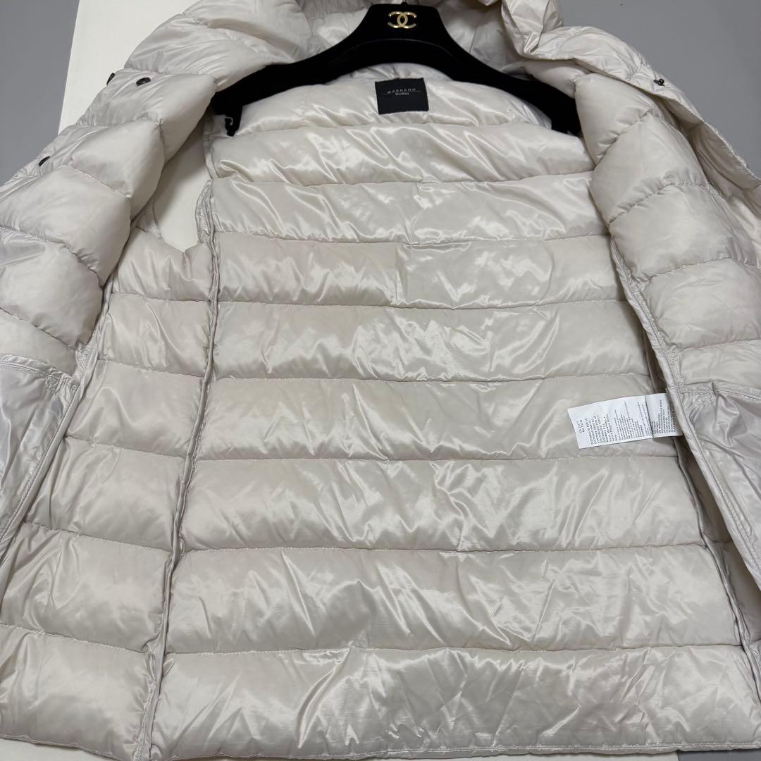 マックスマーラウィークエンド　ダウンベスト　アイボリー　36 キルティング