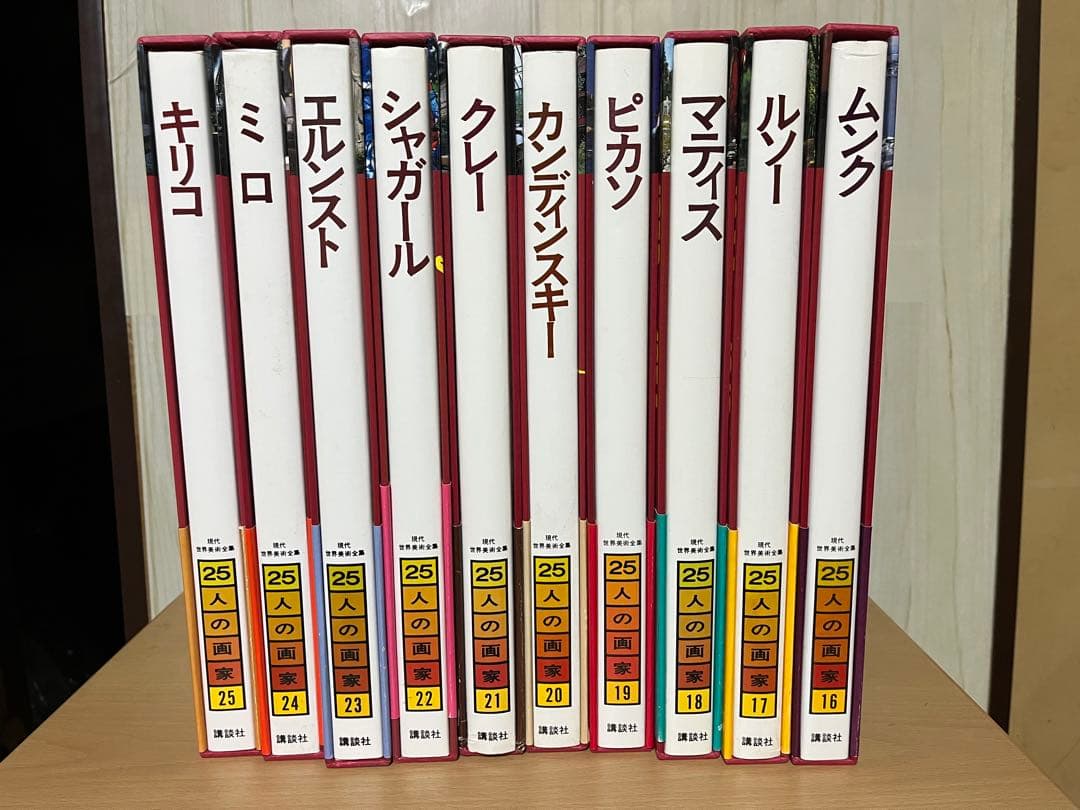 現代世界美術全集25人の画家 アートコレクション全巻セット