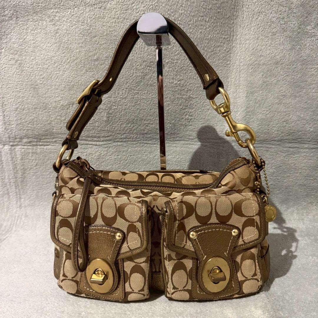 バッグ Coach Legacy Signature One Shoulder Bag