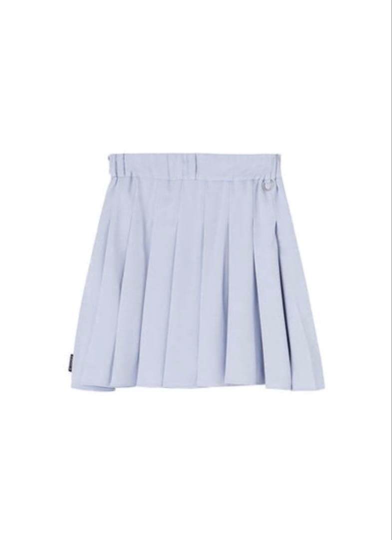 MIRROR9GOLF プリーツスカート ライトブルー