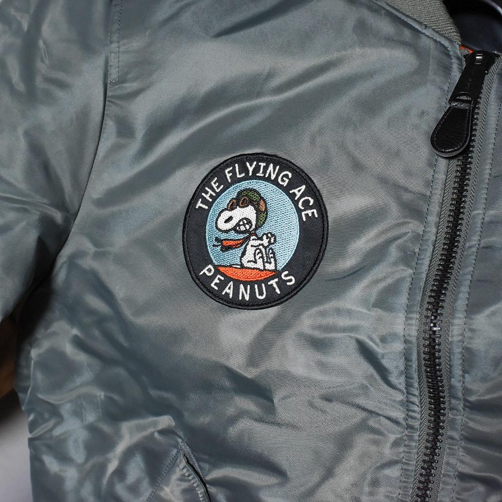 お待たせ！ AVIREX × PEANUTS MA-1 ピーナッツ スヌーピー