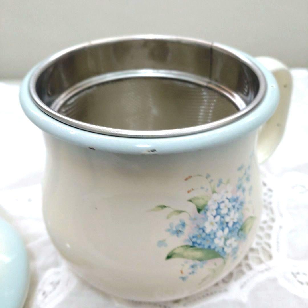 [値下げ]　旧イマン　クラリス　ホーローセット