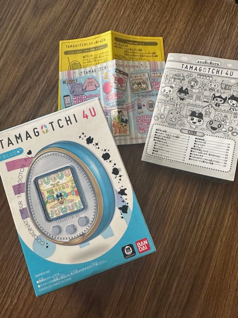 バンダイ TAMAGOTCHI たまごっち4u 水色