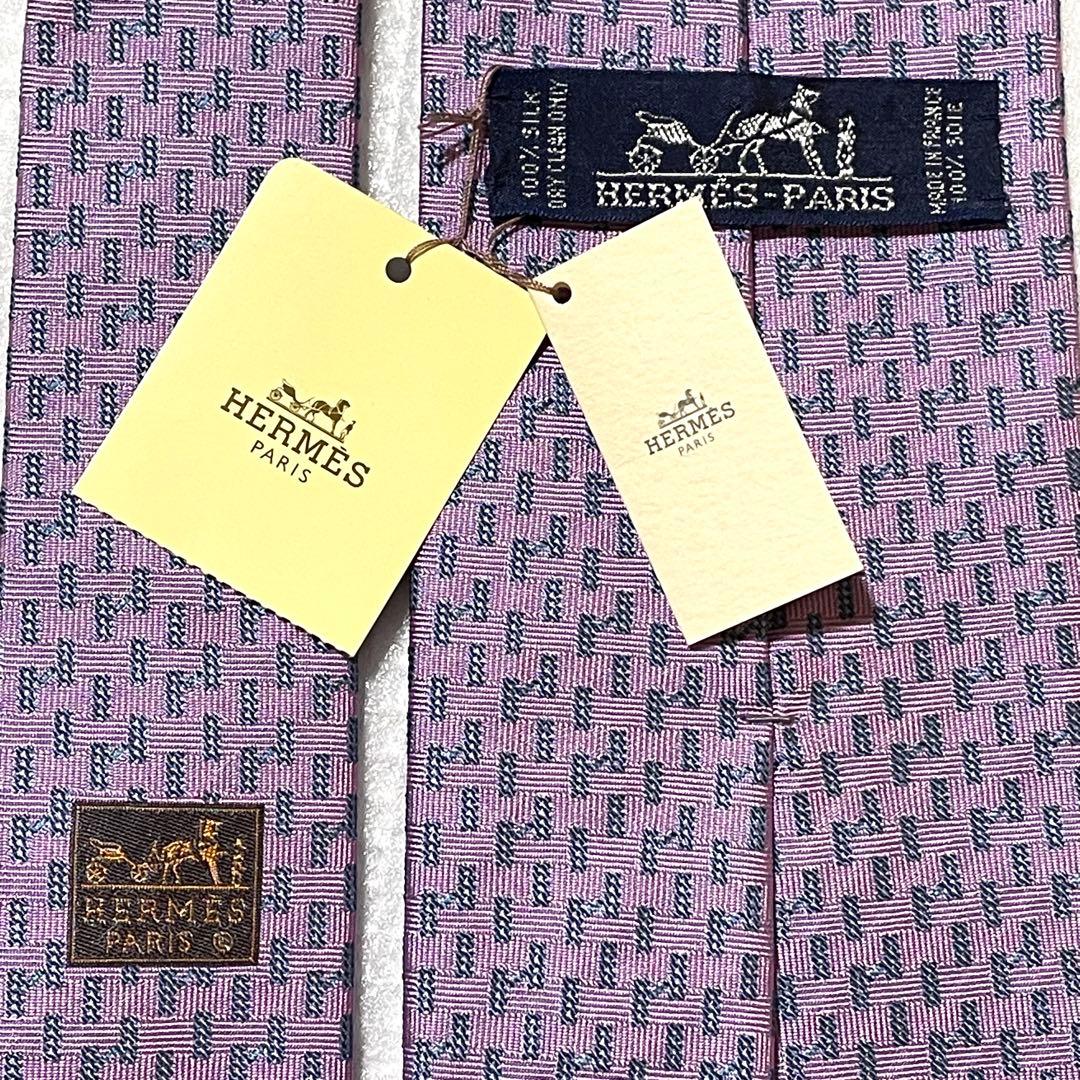 エルメス　ネクタイ　タグ付き新品