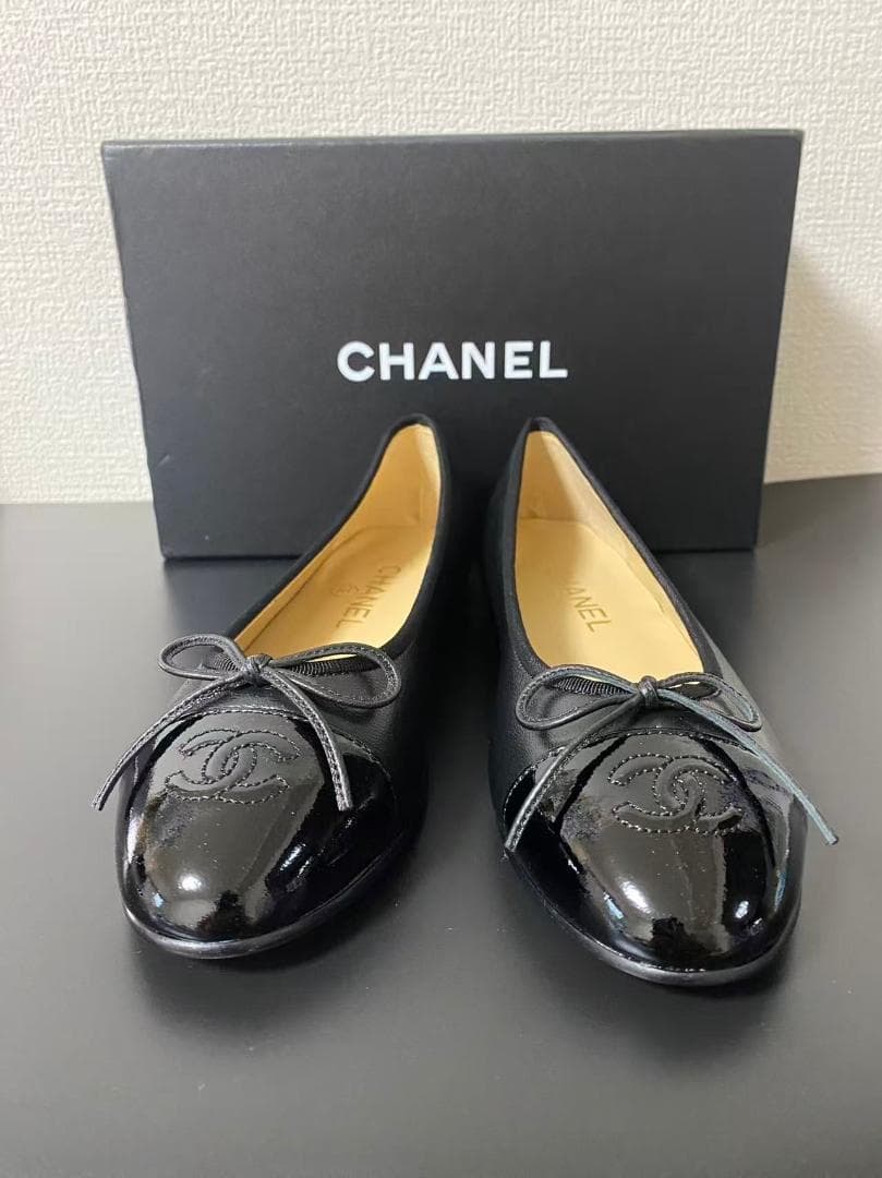 ココマーク　バレリーナ　フラットシューズ　パンプス　美品 37