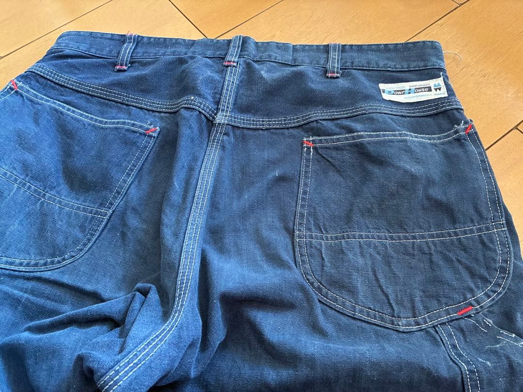 60s powr houseペインターパンツMONTGOMERY WARD