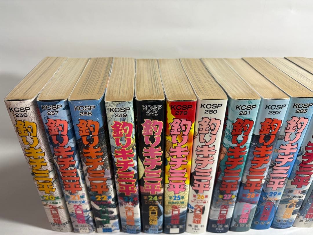 釣りキチ三平　全巻　セット　1〜37巻　釣りキチ同盟編　釣りバカたち　43冊