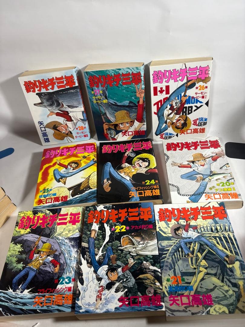 釣りキチ三平　全巻　セット　1〜37巻　釣りキチ同盟編　釣りバカたち　43冊