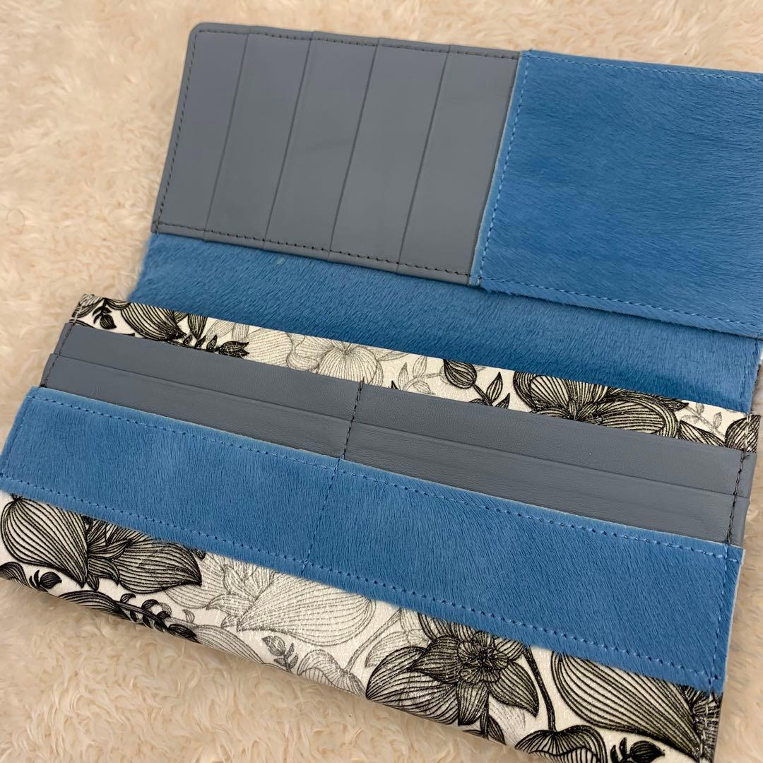 美品　フルッティディボスコ 長財布　クリスタル サラマンダー モノトーン