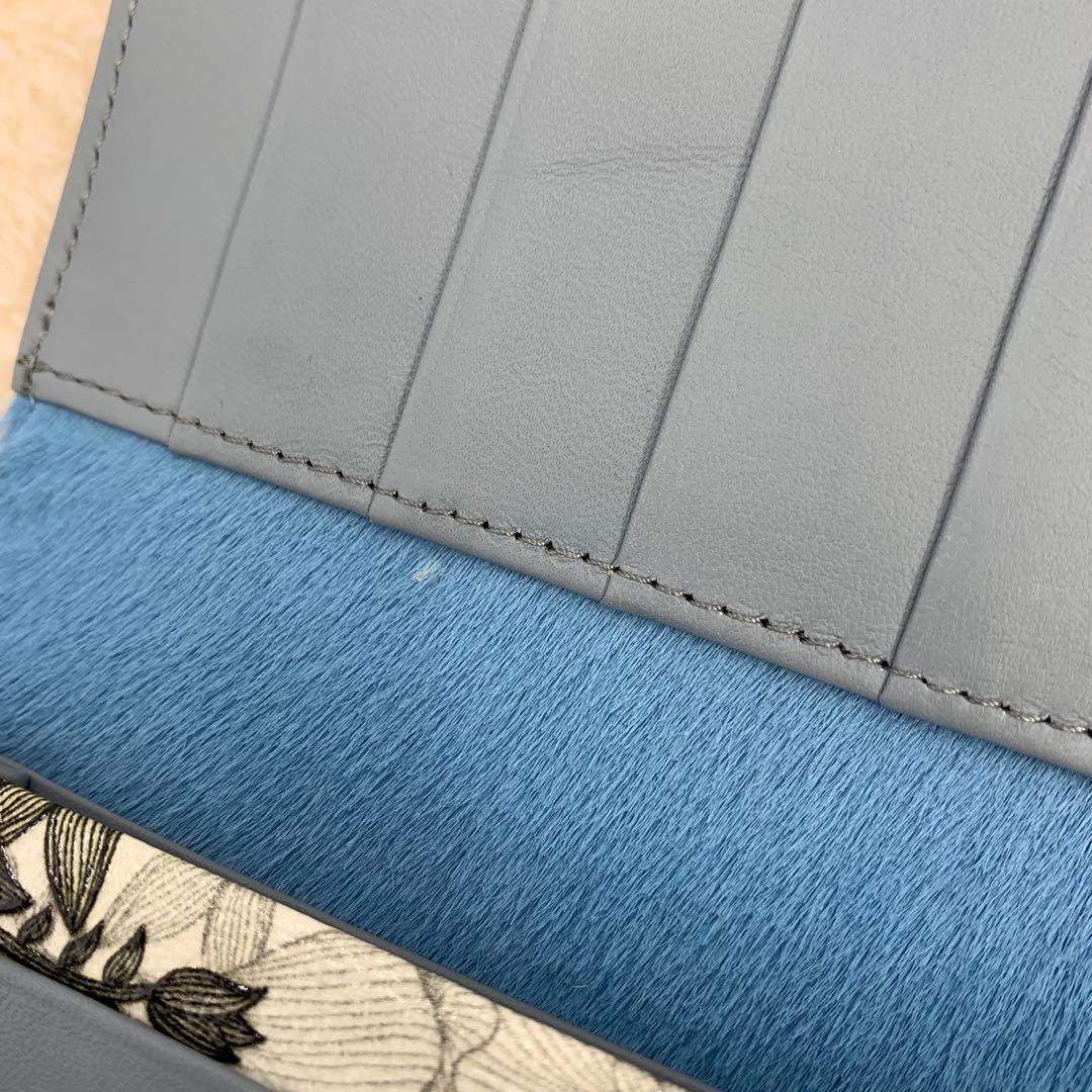 美品　フルッティディボスコ 長財布　クリスタル サラマンダー モノトーン