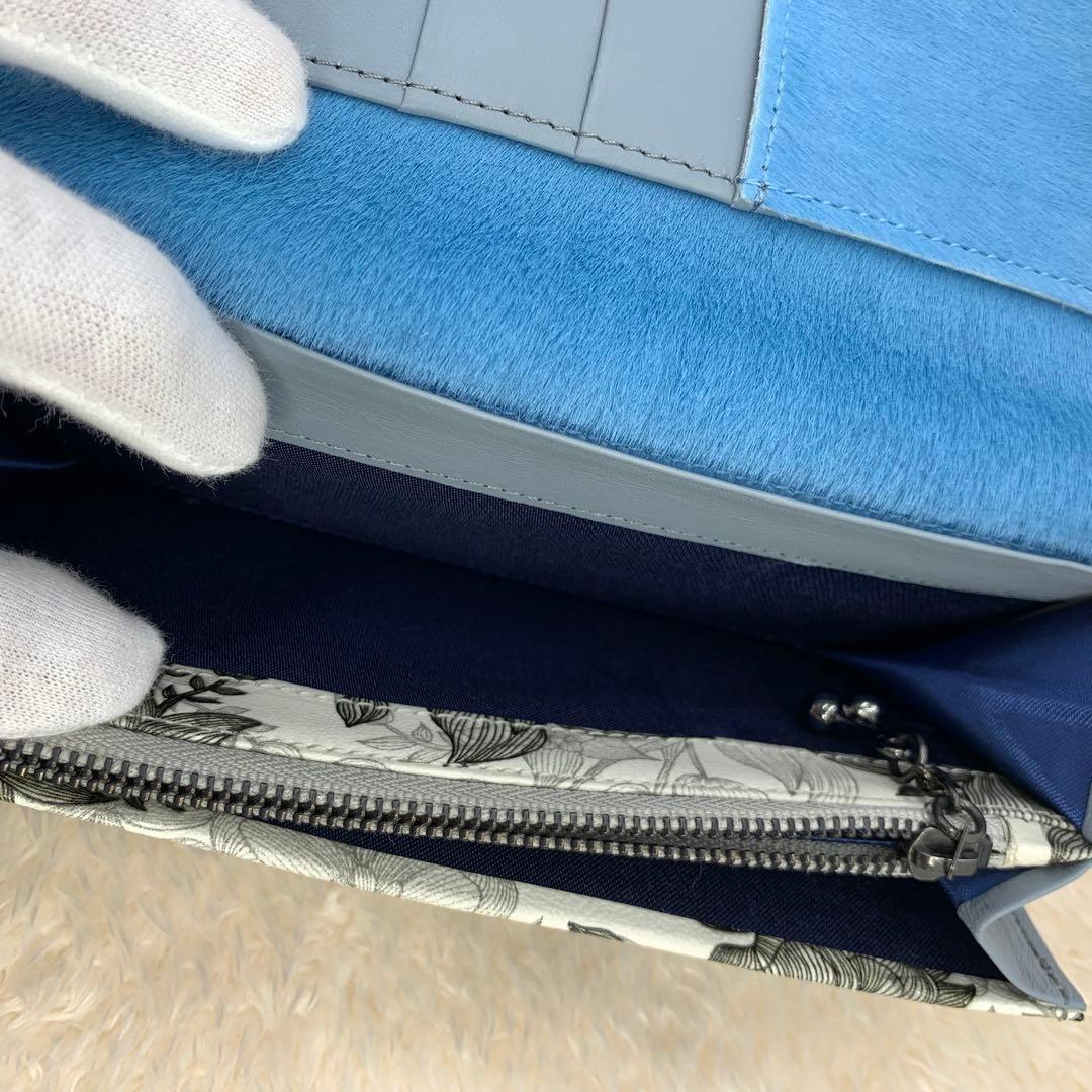 美品　フルッティディボスコ 長財布　クリスタル サラマンダー モノトーン