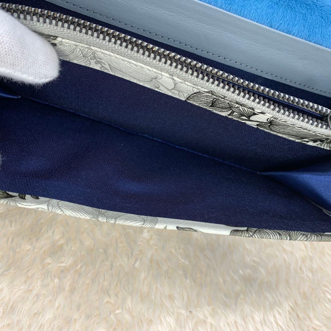 美品　フルッティディボスコ 長財布　クリスタル サラマンダー モノトーン