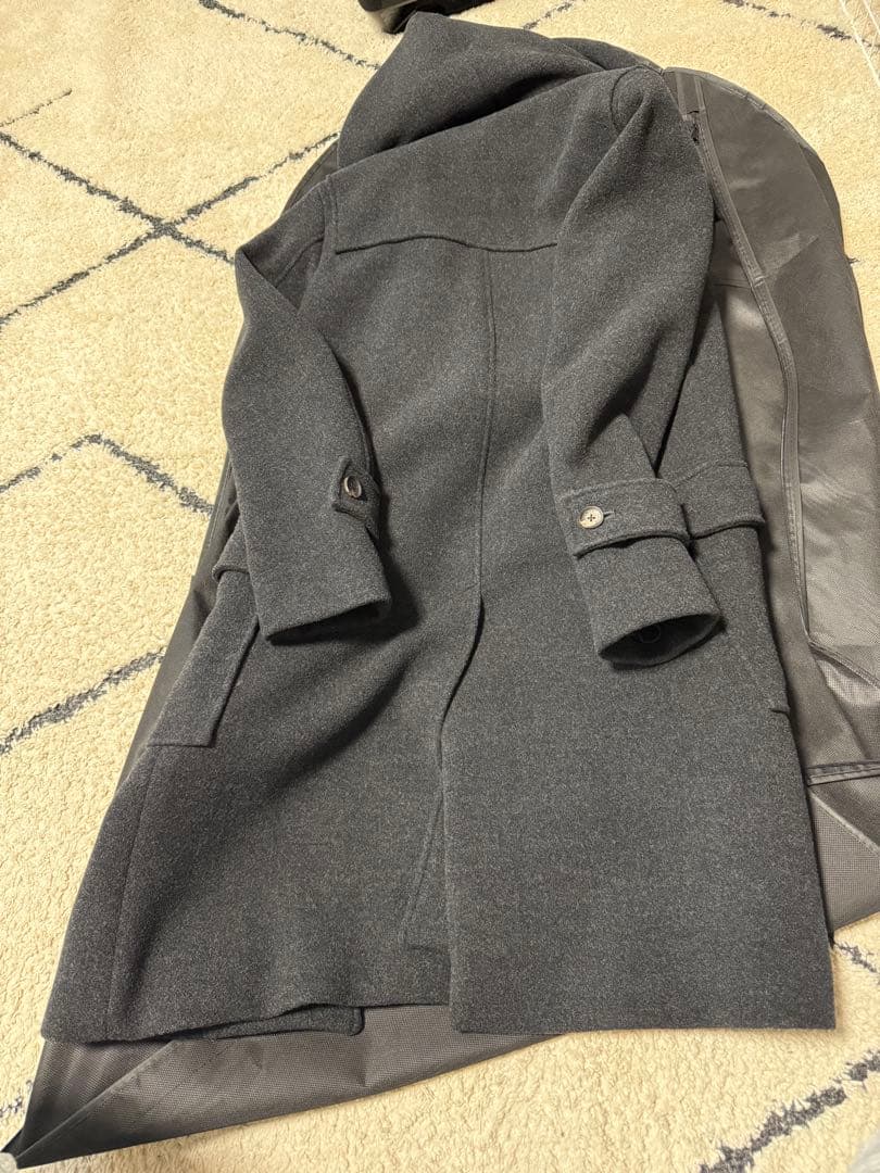 wjk チャコールグレー ダッフルコート Sサイズ