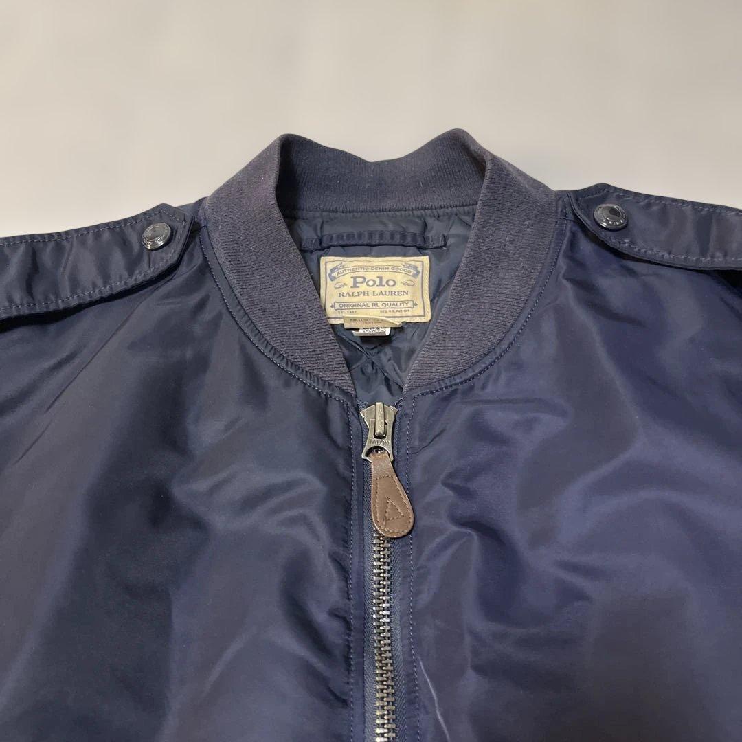 【美品】Lサイズ ポロラルフローレン ボンバージャケット ダウン MA-1