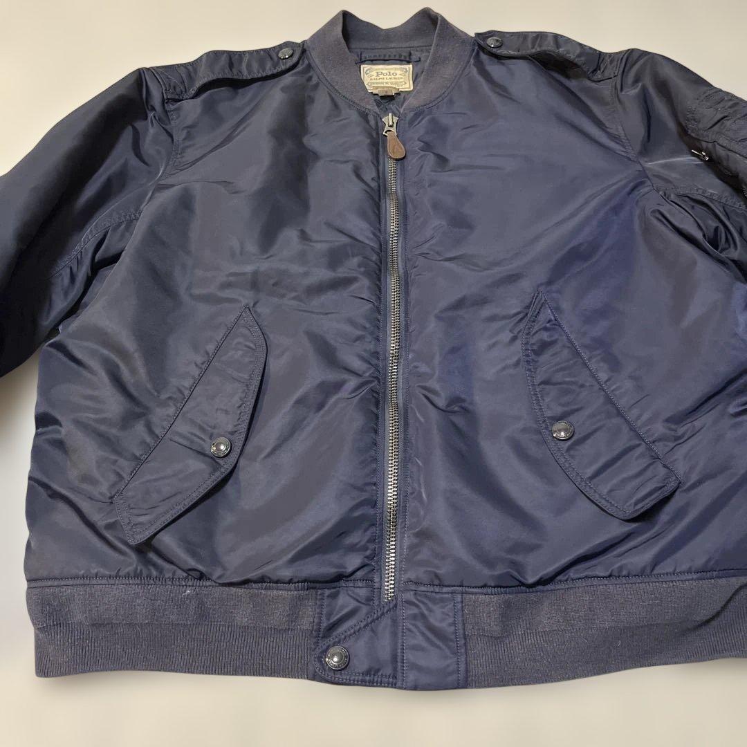 【美品】Lサイズ ポロラルフローレン ボンバージャケット ダウン MA-1